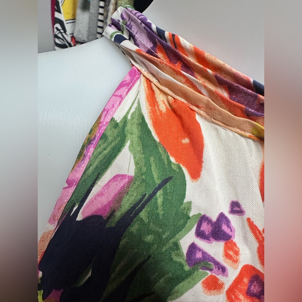J Crew floral silk top - Picture 3 of 8